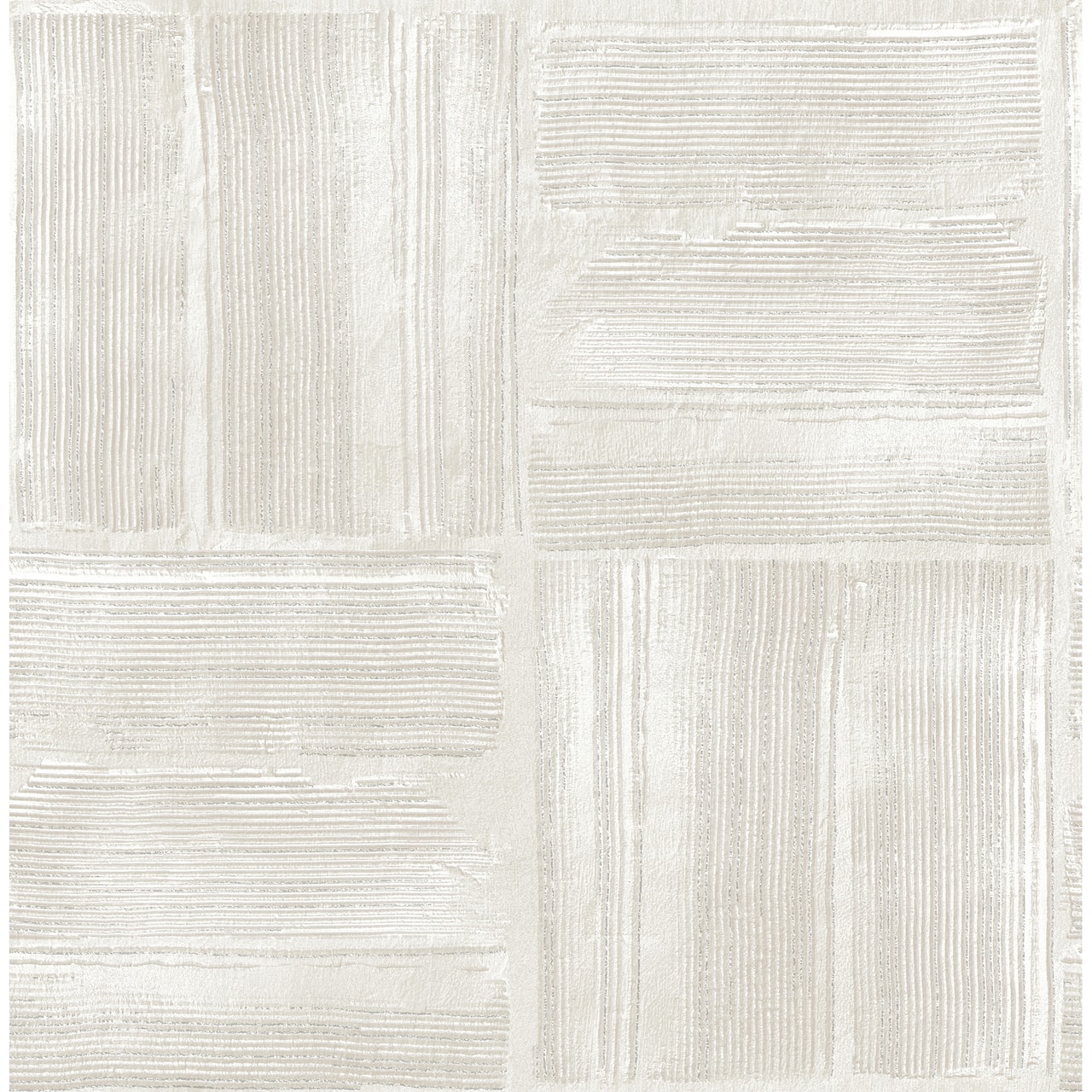 RoomMates Dimensional Square Beige Plaster Peel & Stick Wallpaper